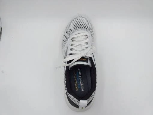 Miesten Tennarit Skechers Mustavalkoinen 7 Miesten Tennarit Skechers Mustavalkoinen - Image 5