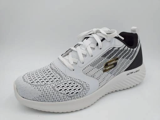 Miesten Tennarit Skechers Mustavalkoinen 3 Miesten Tennarit Skechers Mustavalkoinen