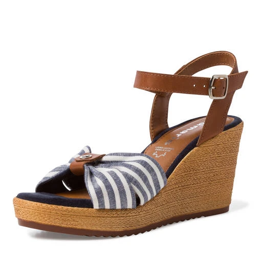 Naisten Sandaalit Tamaris Cuoio Stripes 3 Naisten Sandaalit Tamaris Cuoio Stripes