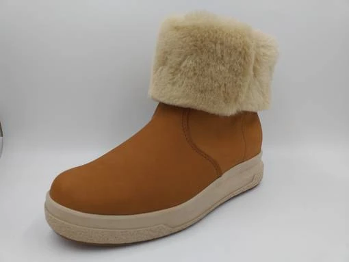 Naisten Talvikengät Pomar Tan Nubuck 4 Naisten Talvikengät Pomar Tan Nubuck - Image 2