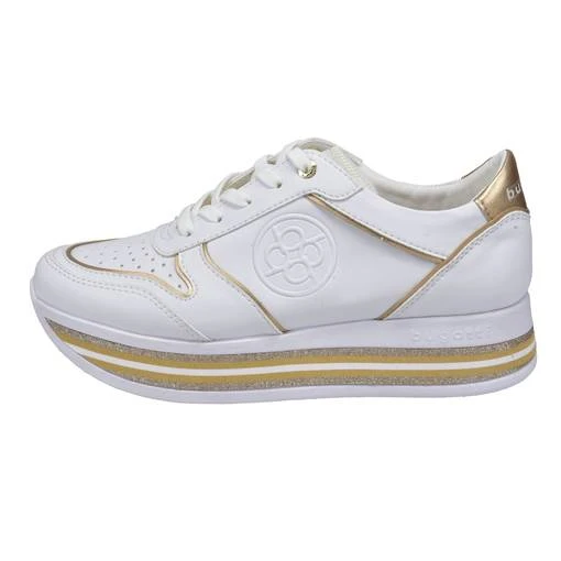 Naisten Tennarit Bugatti Valkoinen Kulta 4 Naisten Tennarit Bugatti Valkoinen Kulta - Image 2
