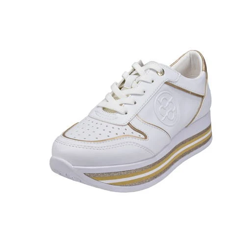 Naisten Tennarit Bugatti Valkoinen Kulta 3 Naisten Tennarit Bugatti Valkoinen Kulta